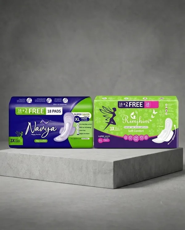 Xl_Dry_Comfort_Soft_Cotton_Sanitary_Pads_With_Wings_Combo_Set