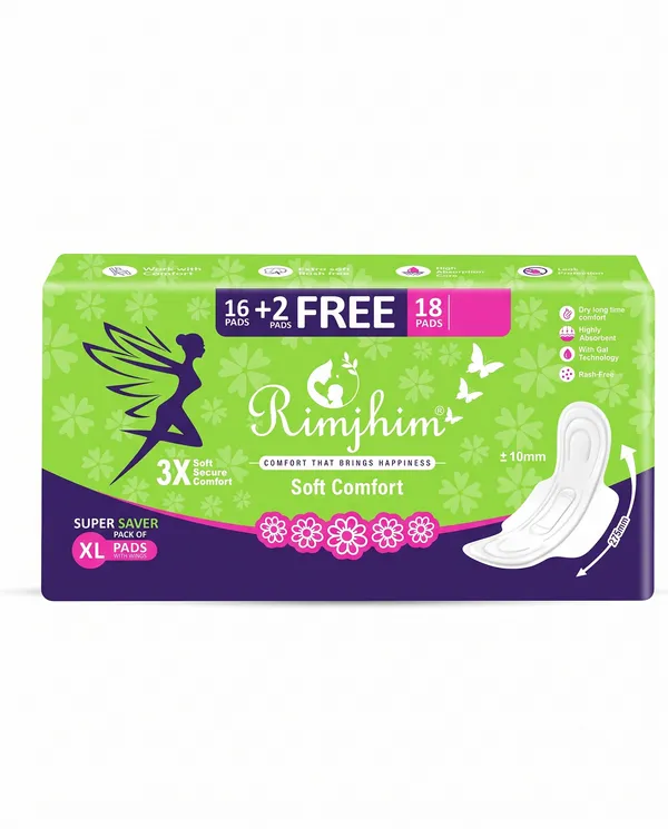 Xl_Dry_Comfort_Soft_Cotton_Sanitary_Pads_With_Wings_Combo_Set