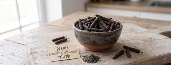 Peepal/Pippali_(पिप्पली)_(Long_pepper) -Whole_(खड़ा)