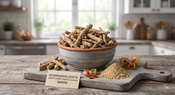 Ashwagandha_/_Asgandha_(अश्वगंधा) (Indian_Ginseng)_-_Dried_Roots_(खड़ा)