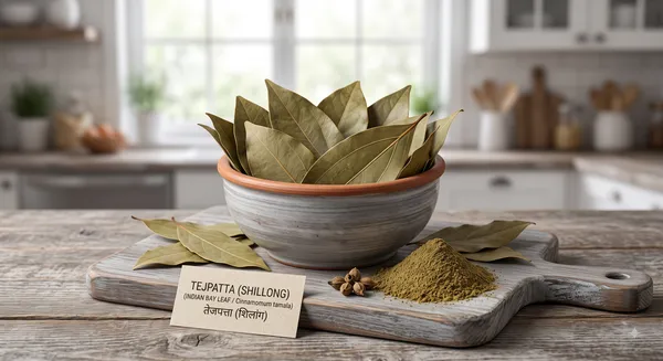 Tejpatta_/Tejpat_(Shillong)(तेजपत्ता)_(Indian_Bay_Leaf)_-_Whole_Dried_Leaves_(खड़ा)