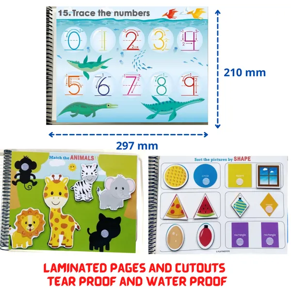 OMNY_Toddler_Busy_Book_Activity_Binder_For_Kids,25_in_1_Interactive_Preschool_Busy_Book_for_Children_Age_2_to_5_Years,_Early_Learning_Montessori_Book,Water_and_Tear_Proof_,Fun_Play_Learning