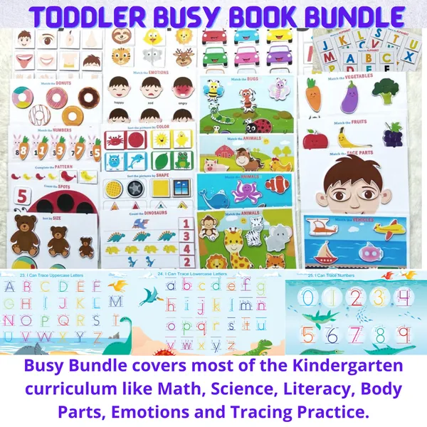 OMNY_Toddler_Busy_Book_Activity_Binder_For_Kids,25_in_1_Interactive_Preschool_Busy_Book_for_Children_Age_2_to_5_Years,_Early_Learning_Montessori_Book,Water_and_Tear_Proof_,Fun_Play_Learning