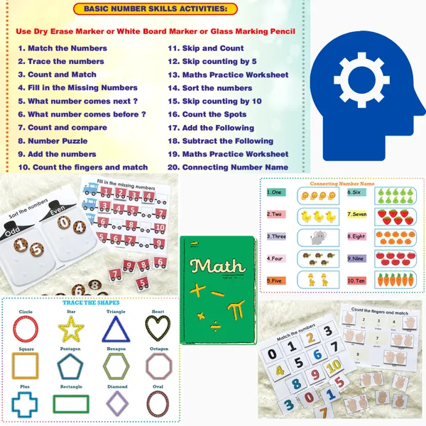 OMNY_Numbers_Busy_Book,_kindergarten_Maths_Activity_Binder,_Covers_20_Topics_of_LKG_and_UKG_number_Skills_for_Children_Age_2_to_5_years,_Tear_and_Water_Proof,_Daily_Fun_Play_Learning