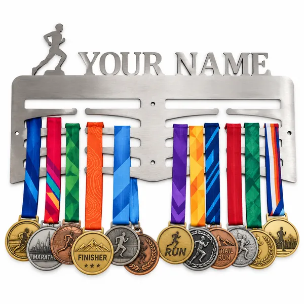 OMNY_Creation_Rust-Free_Stainless_Steel_Medal_Hanger_for_Wall_Display_–_Personalized_Medal_Holder_with_Your_Name,_Holds_Up_to_60_Medals_to_Display_Your_Achievements