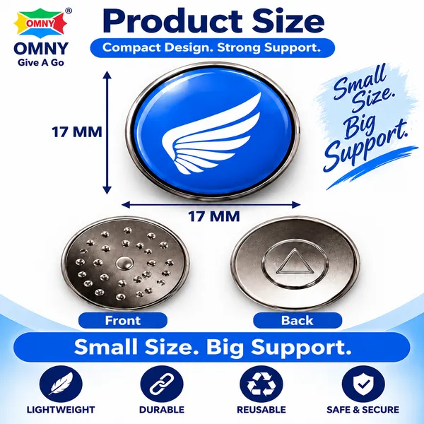 OMNY_Magnetic_Bib_Clips_–_Blue_Leaf