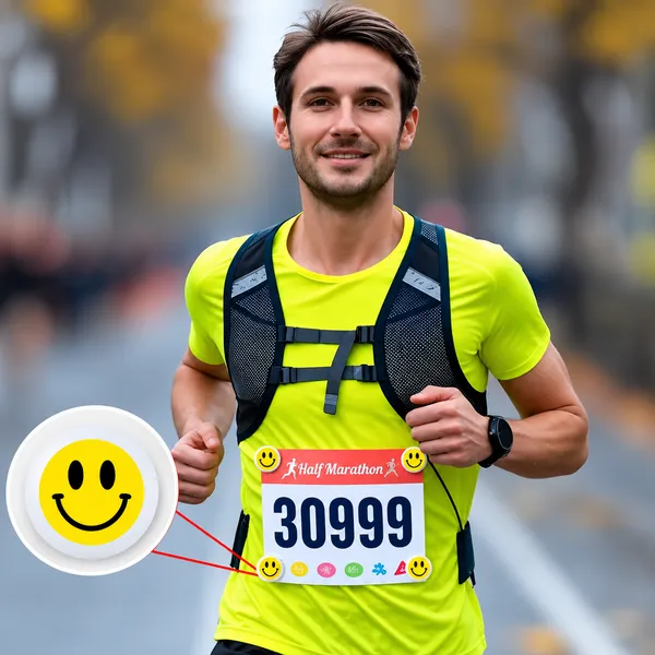 OMNY_Race_Bib_Clips_for_Running,_Pack_of_5_|_No-Pin_Non-Magnetic_Bib_Holders_for_Marathon,_Triathlon,_Cycling_&_5K_|_Reusable_Shirt-Safe_Fasteners