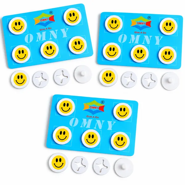 OMNY_Race_Bib_Clips_for_Running,_15_Pieces_|_3_Packs_of_5_No-Pin_Non-Magnetic_Bib_Holders_for_Marathon,_Triathlon_&_Cycling_|_Reusable_Shirt-Safe_Fasteners