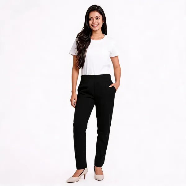 Black_Premium_Cotton_Pant_For_Women