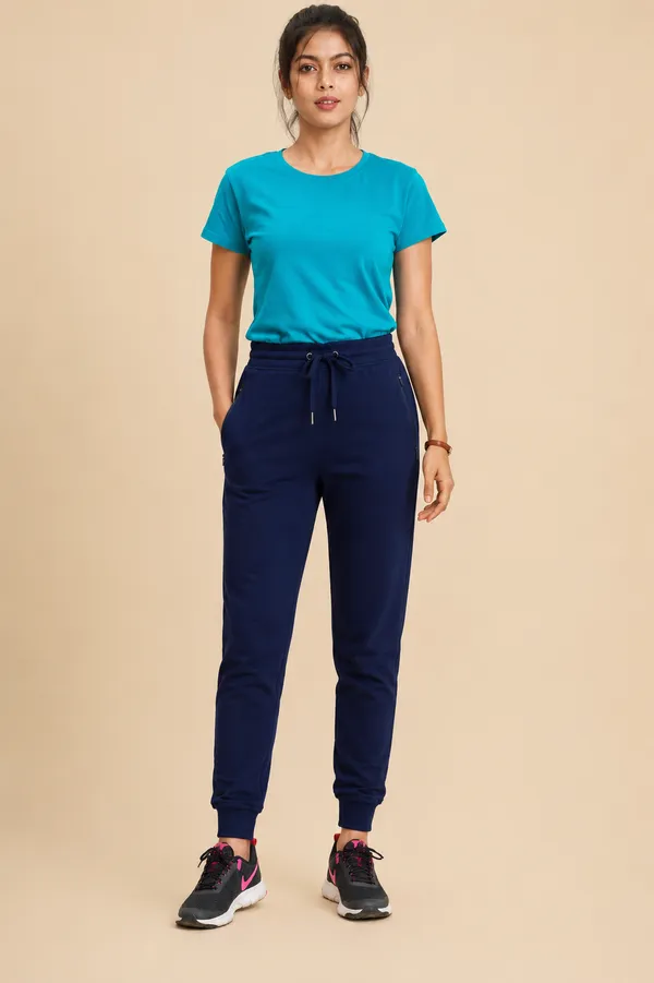 Navy_Premium_Loop_Knit_With_Elastane_Joggers_For_Women