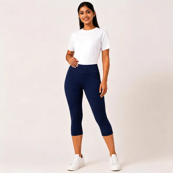 Navy_Premium_Cotton_And_Elastane_Capri_For_Women