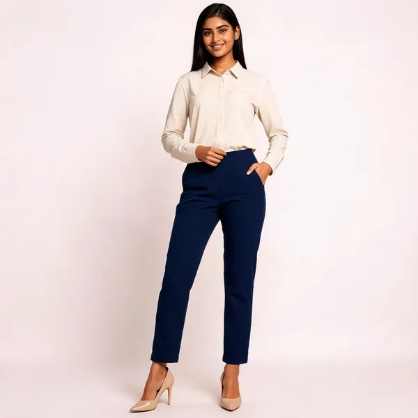 Navy_Premium_Cotton_And_Elastane_Pant_For_Women