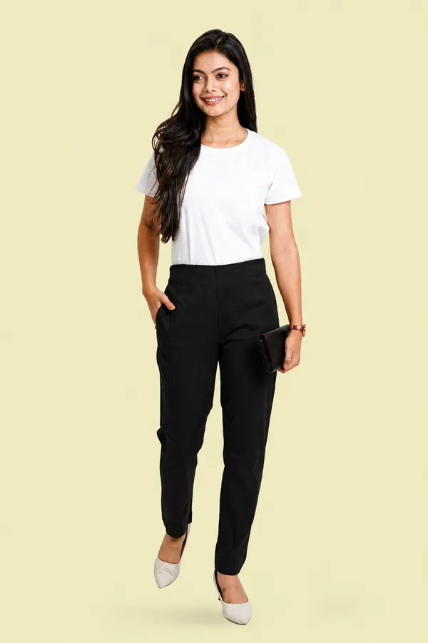 Black_Premium_Cotton_Pant_For_Women