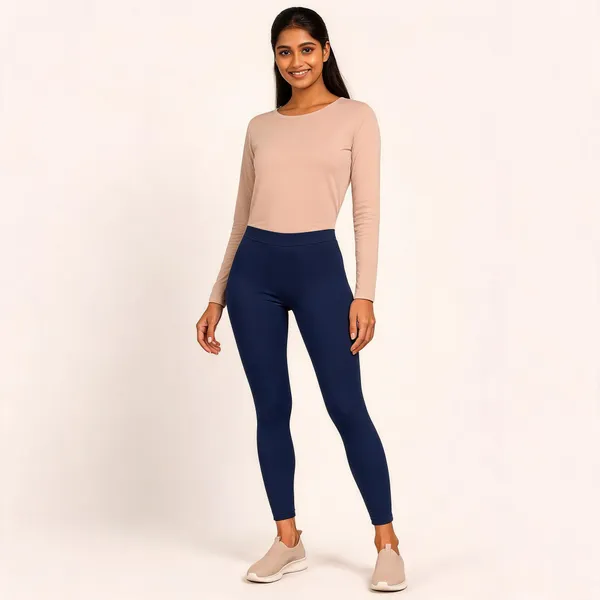 Navy_Premium_Cotton_And_Elastane_Ankle_Pant_For_Women