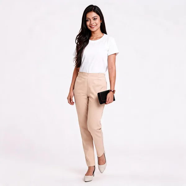 Beige_Premium_Cotton_Pant_For_Women