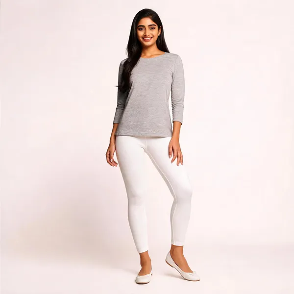 White_Premium_Cotton_And_Elastane_Ankle_Pant_For_Women