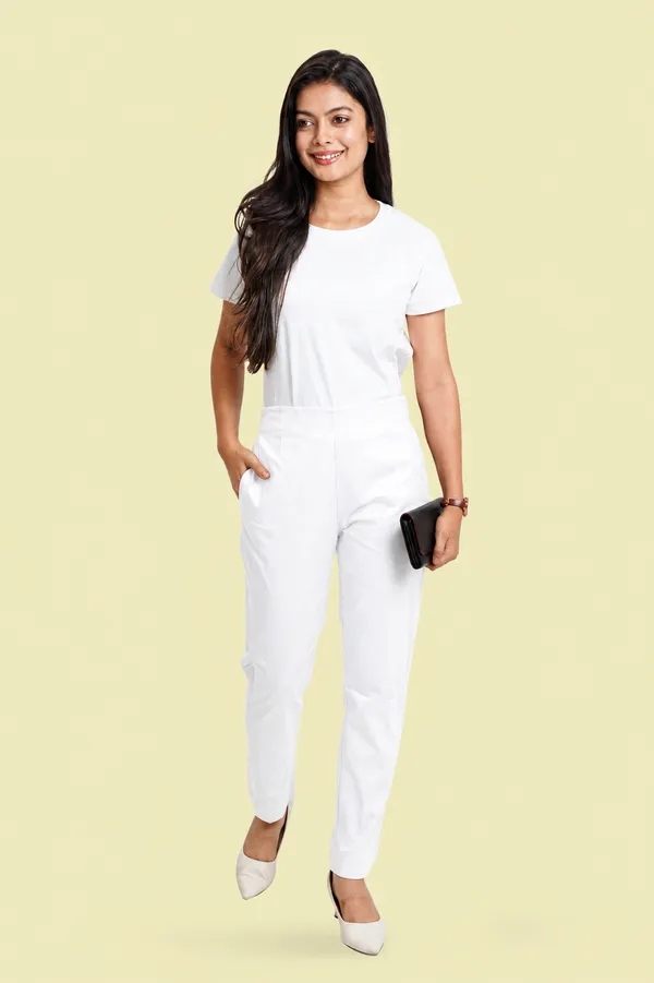 White_Premium_Cotton_Pant_For_Women