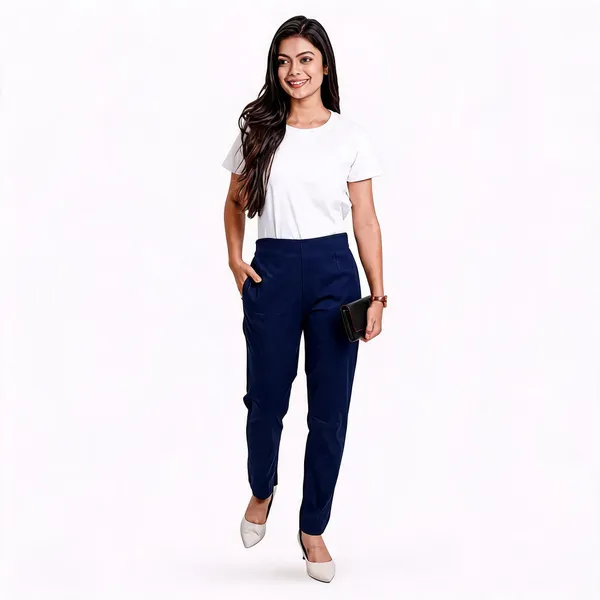 Navy_Blue_Premium_Cotton_Pant_For_Women