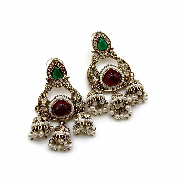 Gold_Tone_Alloy_Traditional_Stone_Studded_Jhumka_Earrings_For_Women