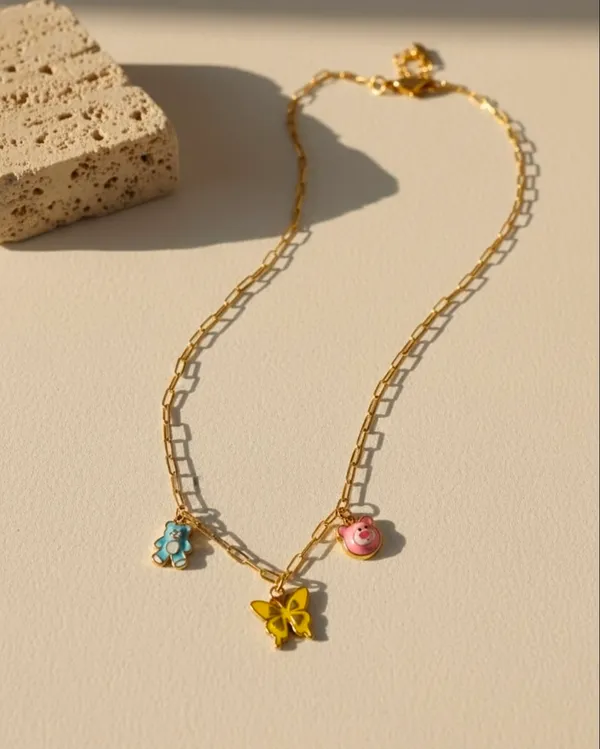 Gold_Tone_Alloy_Charm_Chain_Necklace_For_Women