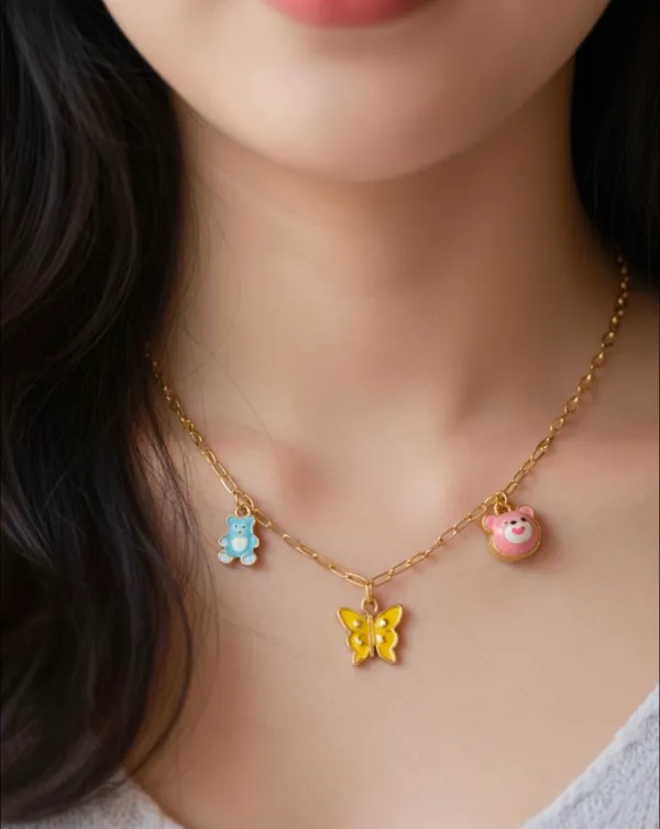 Gold_Tone_Alloy_Charm_Chain_Necklace_For_Women