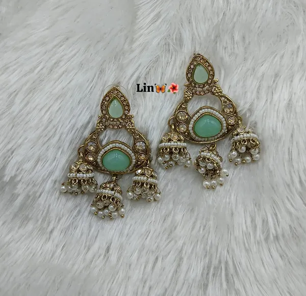 Gold_Tone_Alloy_Green_Stone_Dangler_Earrings_For_Women