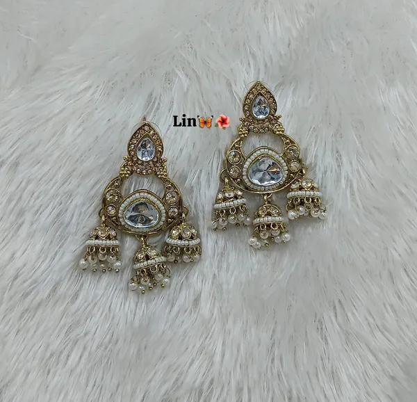 Multicolor_Gold_Tone_Alloy_Stone_Studded_Chandelier_Earrings_For_Women
