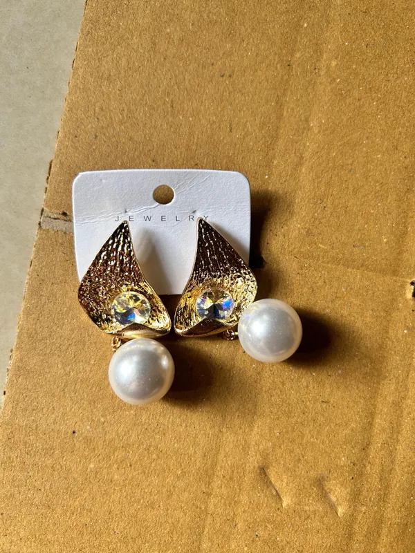 Multicolor_Gold_Tone_Alloy_Pearl_Drop_Statement_Earrings_For_Women_Pack_Of_2