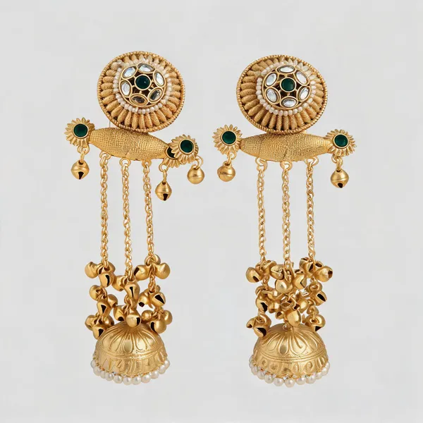 Gold_Tone_Alloy_Stone_Studded_Jhumka_Earrings_For_Women