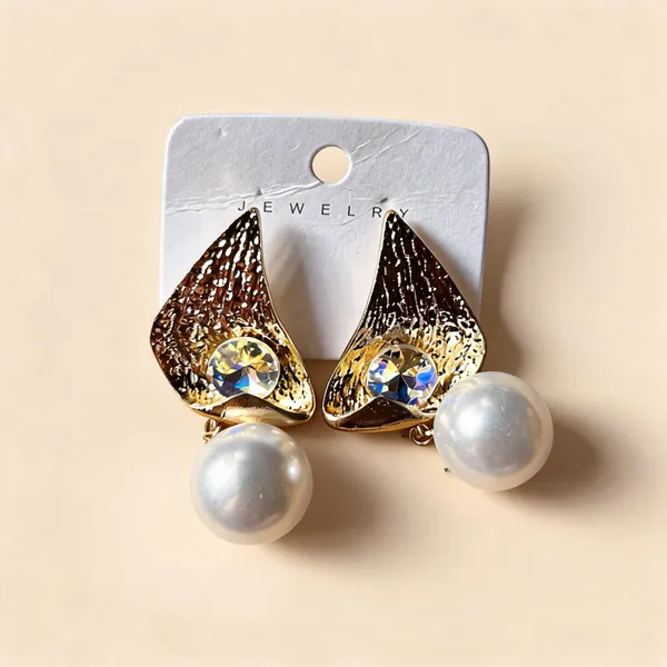 Multicolor_Gold_Tone_Alloy_Pearl_Drop_Statement_Earrings_For_Women_Pack_Of_2