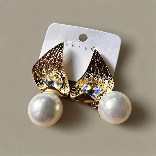 Multicolor_Gold_Tone_Alloy_Pearl_Drop_Statement_Earrings_For_Women_Pack_Of_2