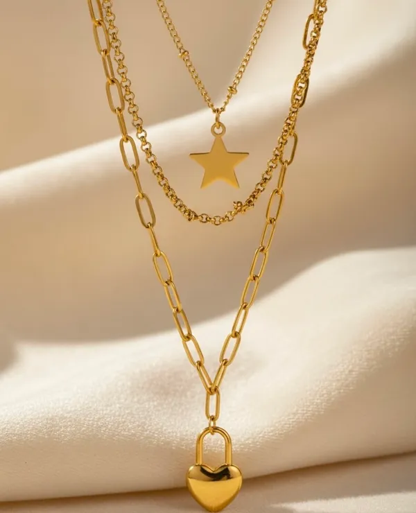 Gold_Alloy_Layered_Charm_Chain_For_Women
