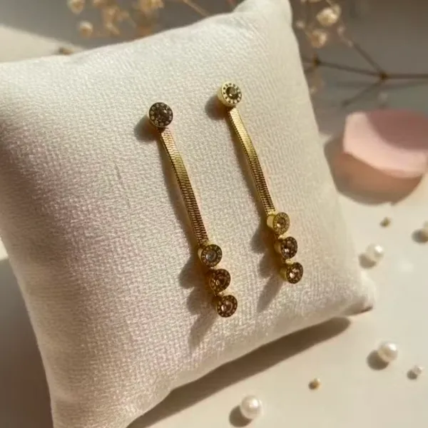 Gold_Tone_Alloy_Chain_Drop_Earrings_For_Women_Pack_Of_2