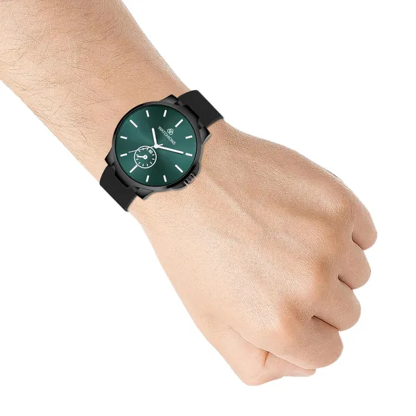 Men_S_Quartz_Analog_Wristwatch_Black_Metal_Strap_Watch_With_Sub_Dial_Stainless_Steel_Bracelet_Precise_Quartz_Movement