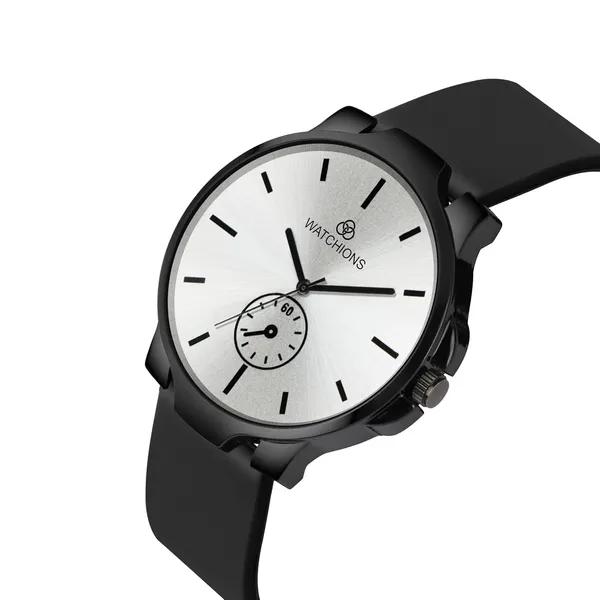 Men_S_Quartz_Analog_Wristwatch_Black_Metal_Strap_Watch_With_Sub_Dial_Stainless_Steel_Bracelet_Precise_Quartz_Movement