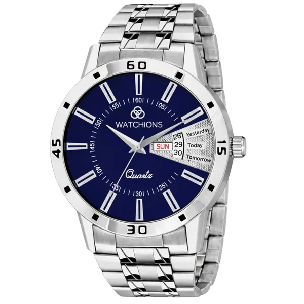 Men_S_Analog_Quartz_Watch_With_Day_Date_Display_Stainless_Steel_Strap_Wrist_Watch_For_Men_Boys_Classic_Casual_Formal_Waterproof_Style_Watch
