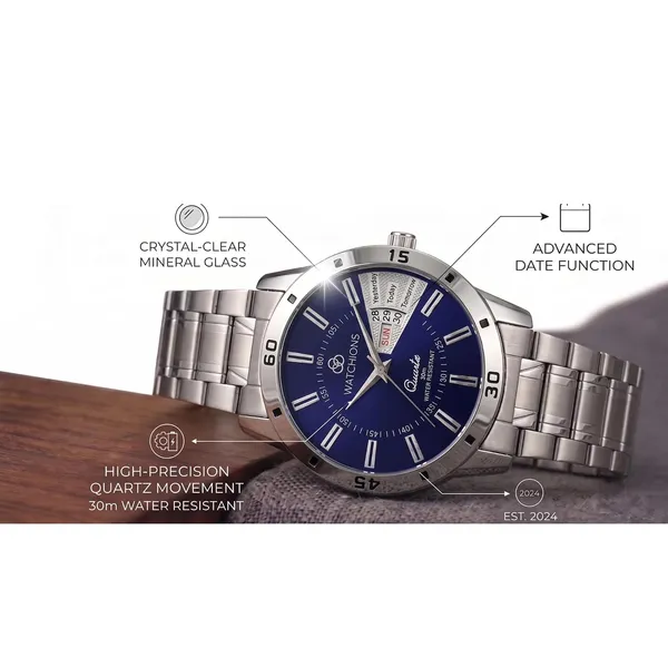 Men_S_Analog_Quartz_Watch_With_Day_Date_Display_Stainless_Steel_Strap_Wrist_Watch_For_Men_Boys_Classic_Casual_Formal_Waterproof_Style_Watch