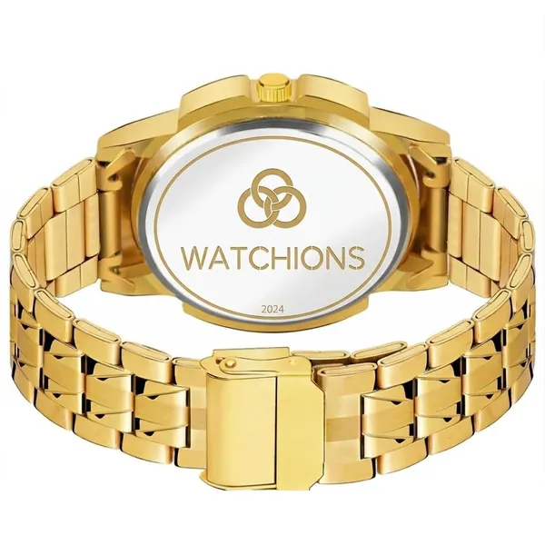 Mens_Watch_Green_Golden_Dial_With_Mesh_Chain_Roman_Numbers_Day_Date_Functioning_Gents_Casual_Watch_Stainless_Steel_Strap_Analog_Watches_For_Men