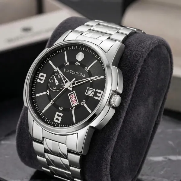 Mens_Analog_Day_Date_Functioning_Display_Black_Watch_Stainless_Steel_Band_Wrist_Watch_For_Men_Boys_Black