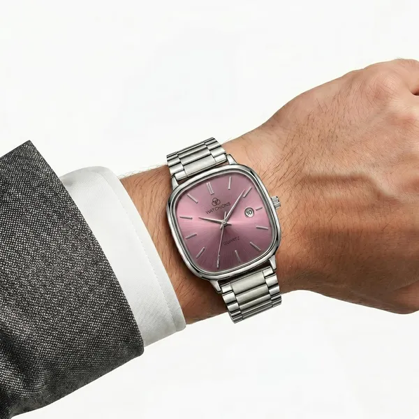 Mens_Watch_With_Stainless_Steel_Chain_Band_Water_Resistant_Analog_Dial_Casual_Wristwatch