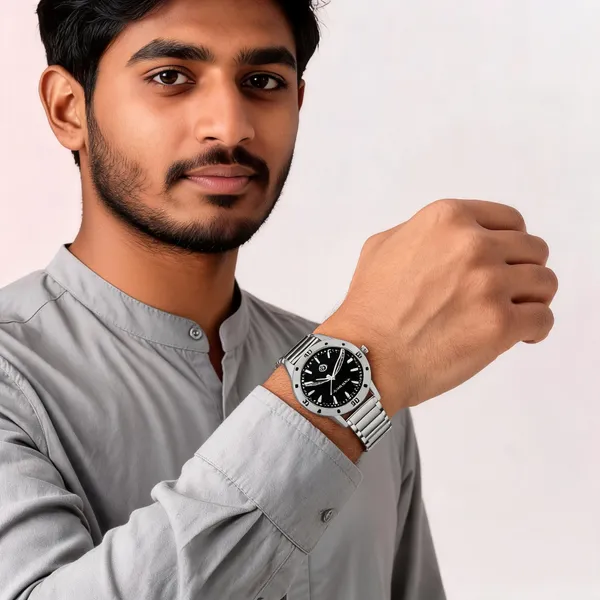 Black_Stainless_Steel_Analog_Wrist_Watch_For_Men