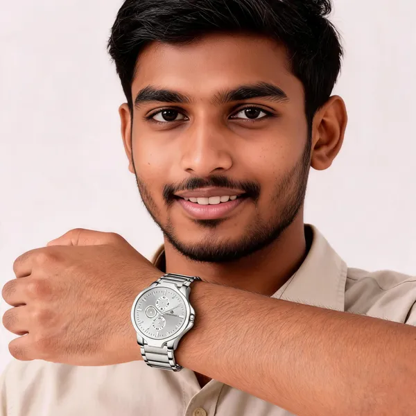 Silver_Stainless_Steel_Multi_Subdial_Analog_Wrist_Watch_For_Men