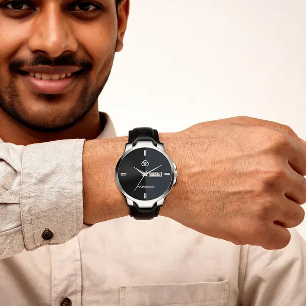 Black_Leather_Day_Date_Analog_Wrist_Watch_For_Men
