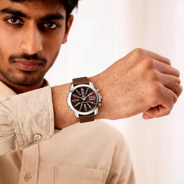 Brown_Silicone_Round_Dial_Analog_Wrist_Watch_For_Men