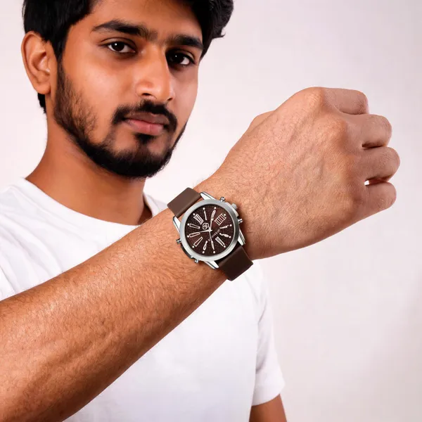 Brown_Silicone_Round_Dial_Analog_Wrist_Watch_For_Men