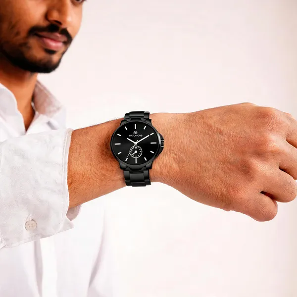 Black_Stainless_Steel_Sub-Dial_Analog_Quartz_Wrist_Watch_For_Men