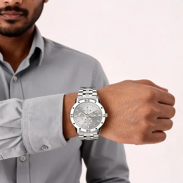 Silver_Leather_Day_Date_Classic_Analog_Wrist_Watch_For_Men