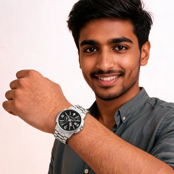Black_Stainless_Steel_Day_Date_Analog_Wrist_Watch_For_Men