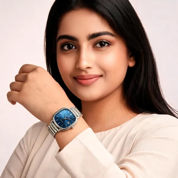 Blue_Stainless_Steel_Chain_Analog_Quartz_Wrist_Watch_For_Women