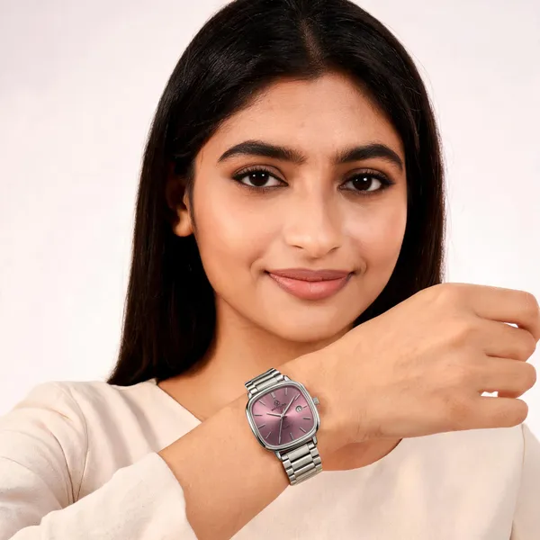 Pink_Stainless_Steel_Chain_Analog_Quartz_Wrist_Watch_For_Women